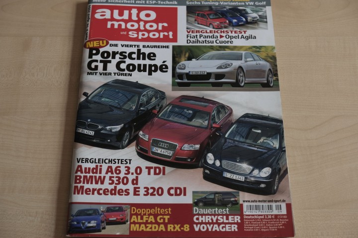 Deckblatt Auto Motor und Sport (09/2004)